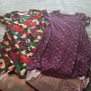 Lularoe Carly lot xxs. Lot of 2 dresses